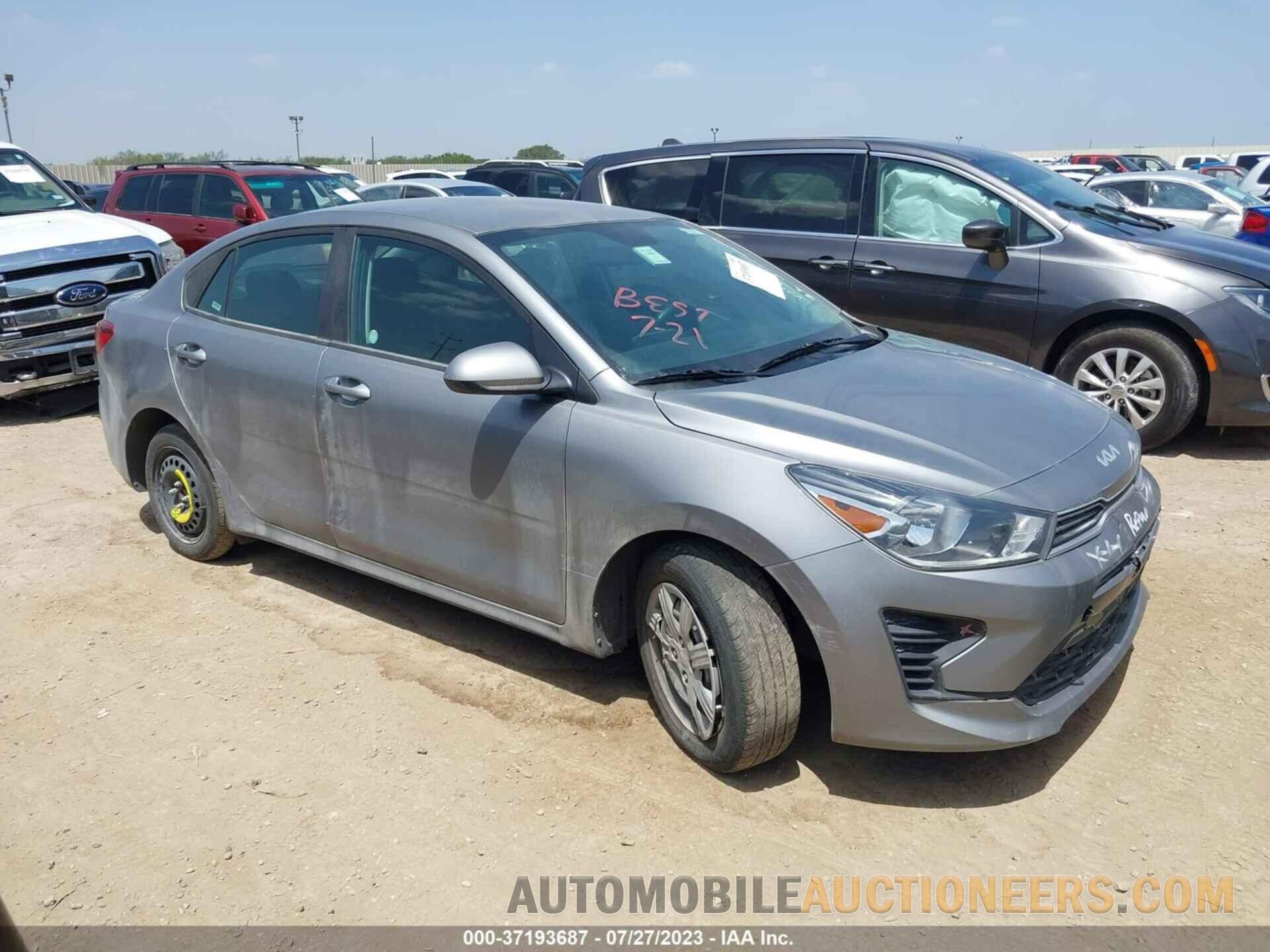 3KPA24AD8NE436990 KIA RIO 2022