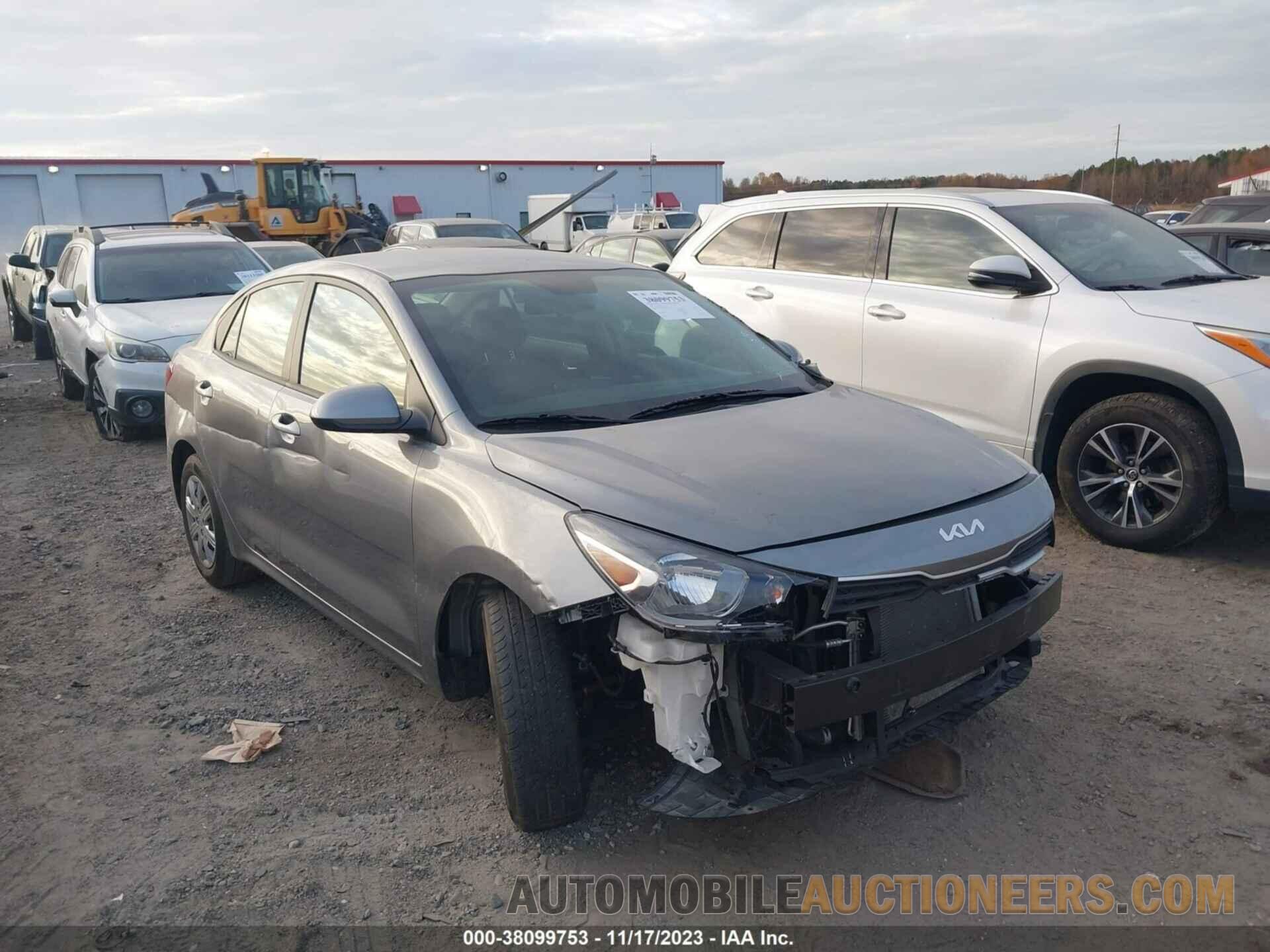 3KPA24AD8NE437850 KIA RIO 2022