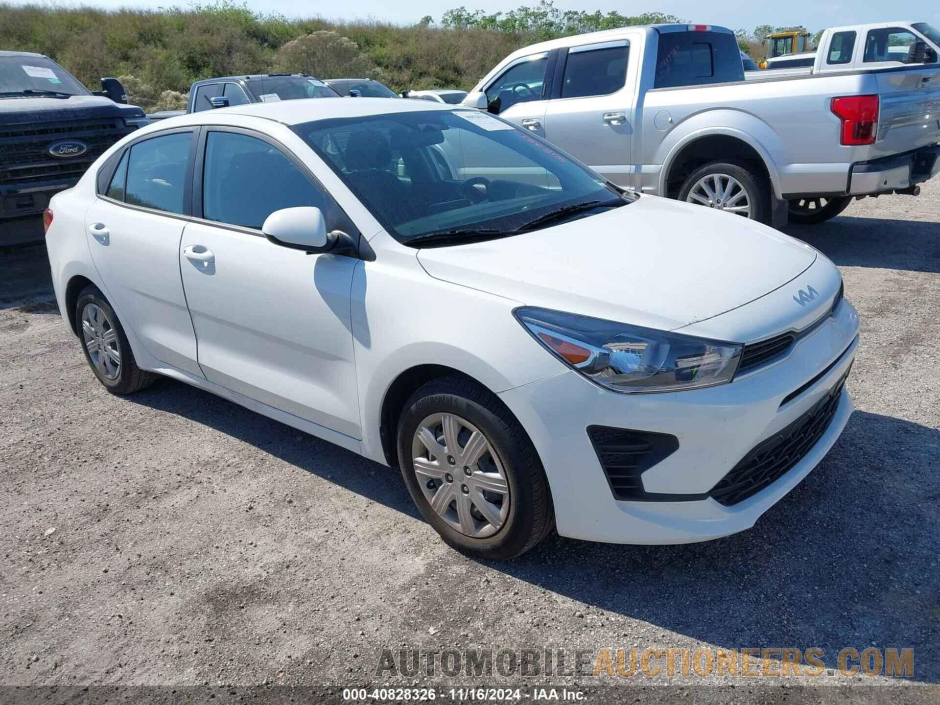 3KPA24AD8NE484280 KIA RIO 2022