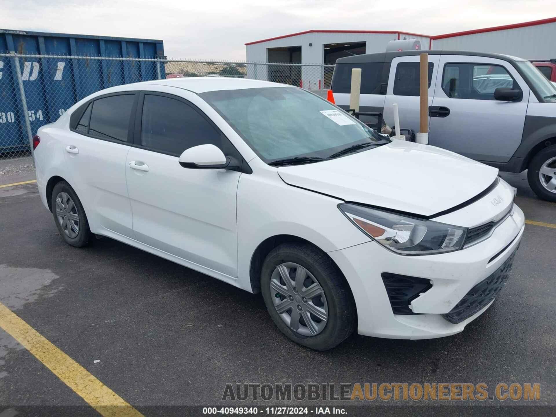 3KPA24AD8NE486420 KIA RIO 2022