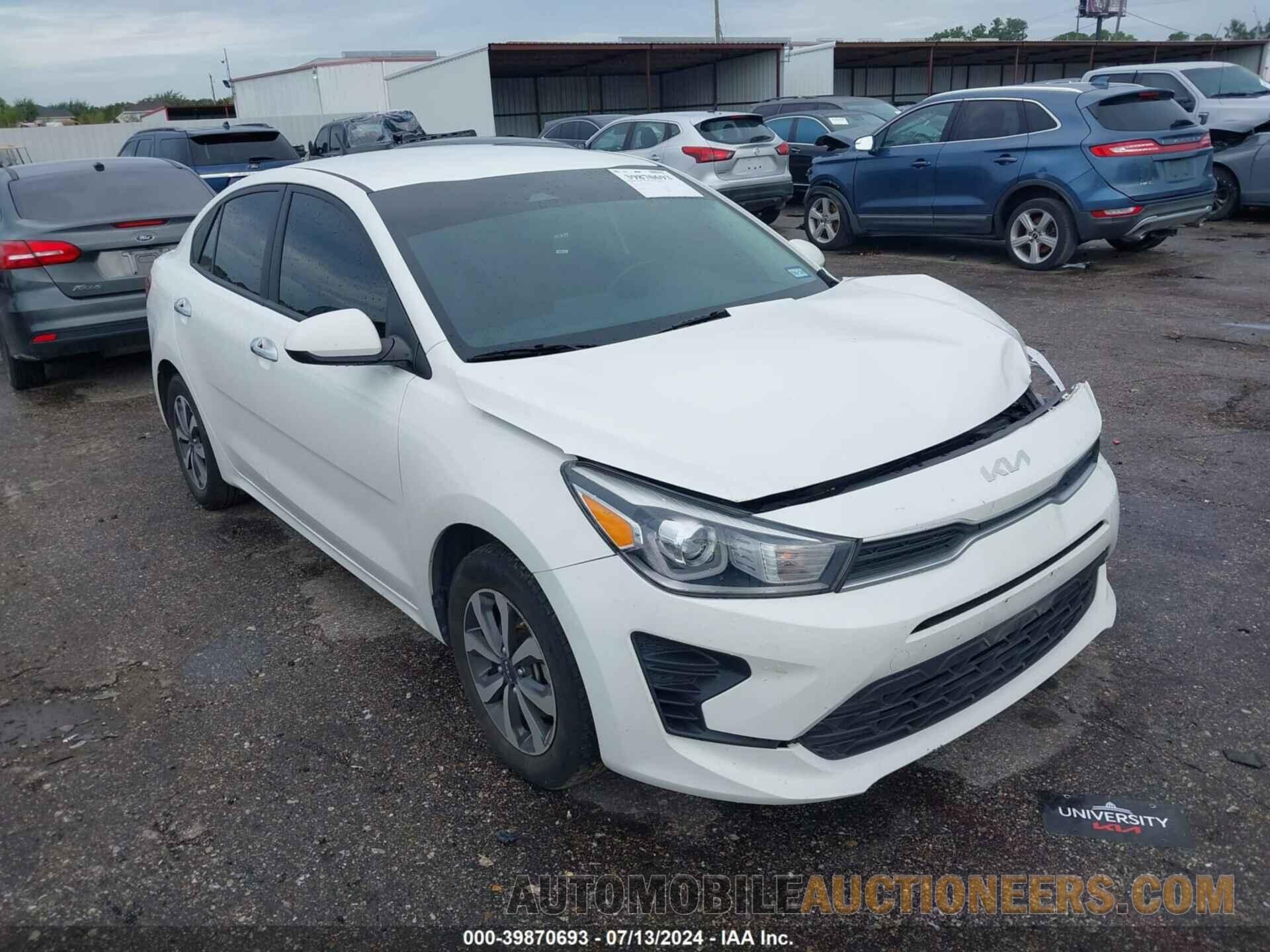 3KPA24AD9NE495580 KIA RIO 2022