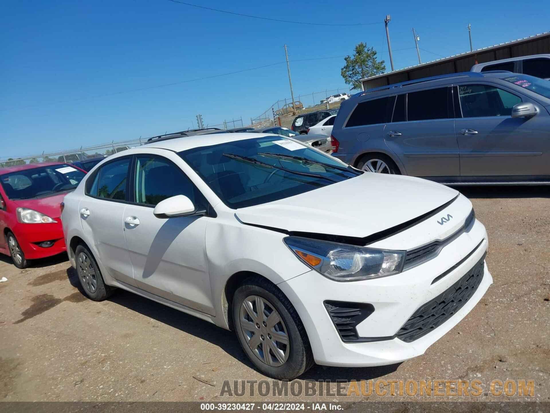 3KPA24AD9NE496390 KIA RIO 2022