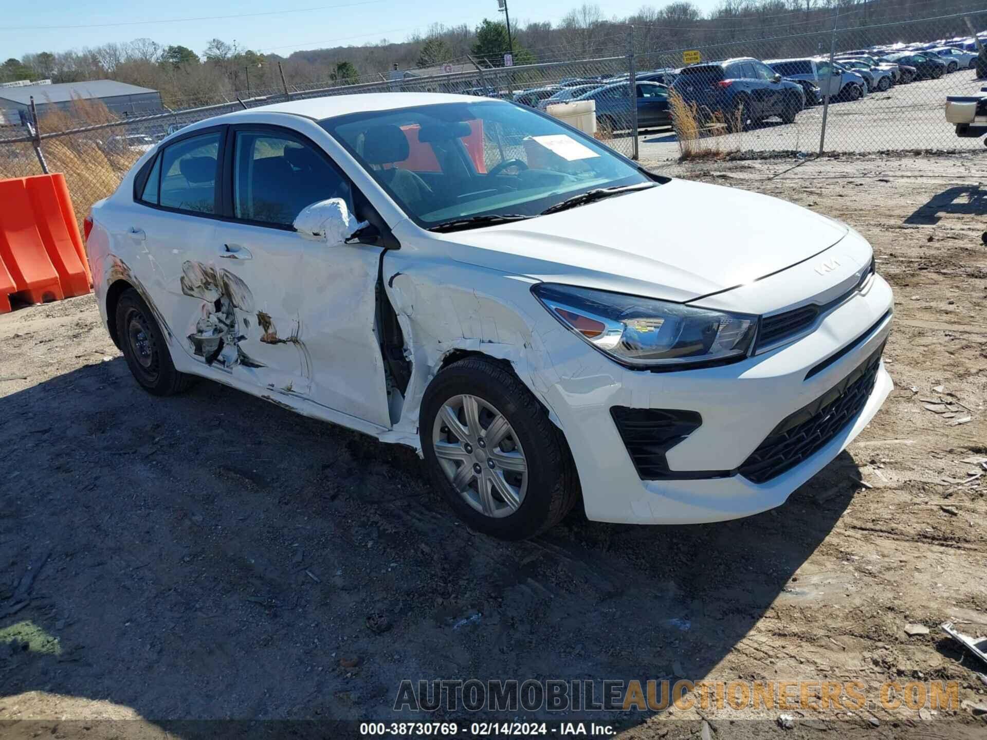 3KPA24AD9NE500633 KIA RIO 2022