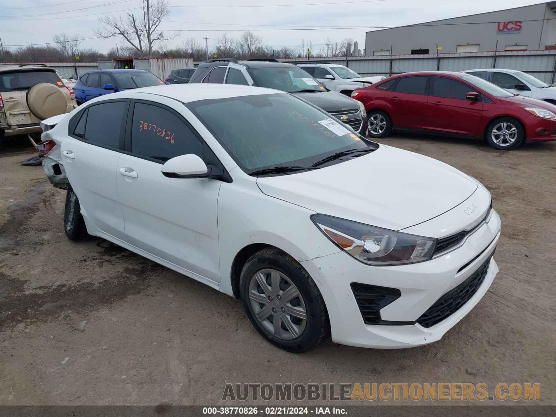 3KPA24AD9NE503726 KIA RIO 2022