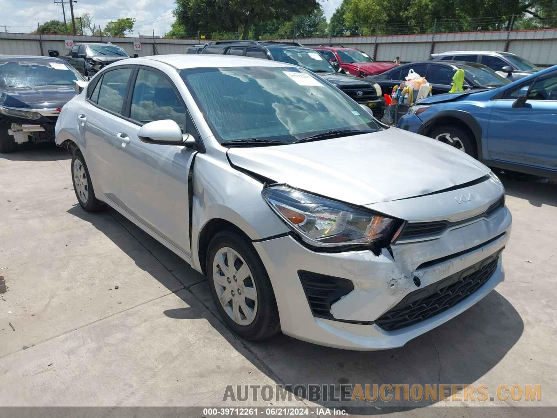 3KPA24ADXNE437820 KIA RIO 2022