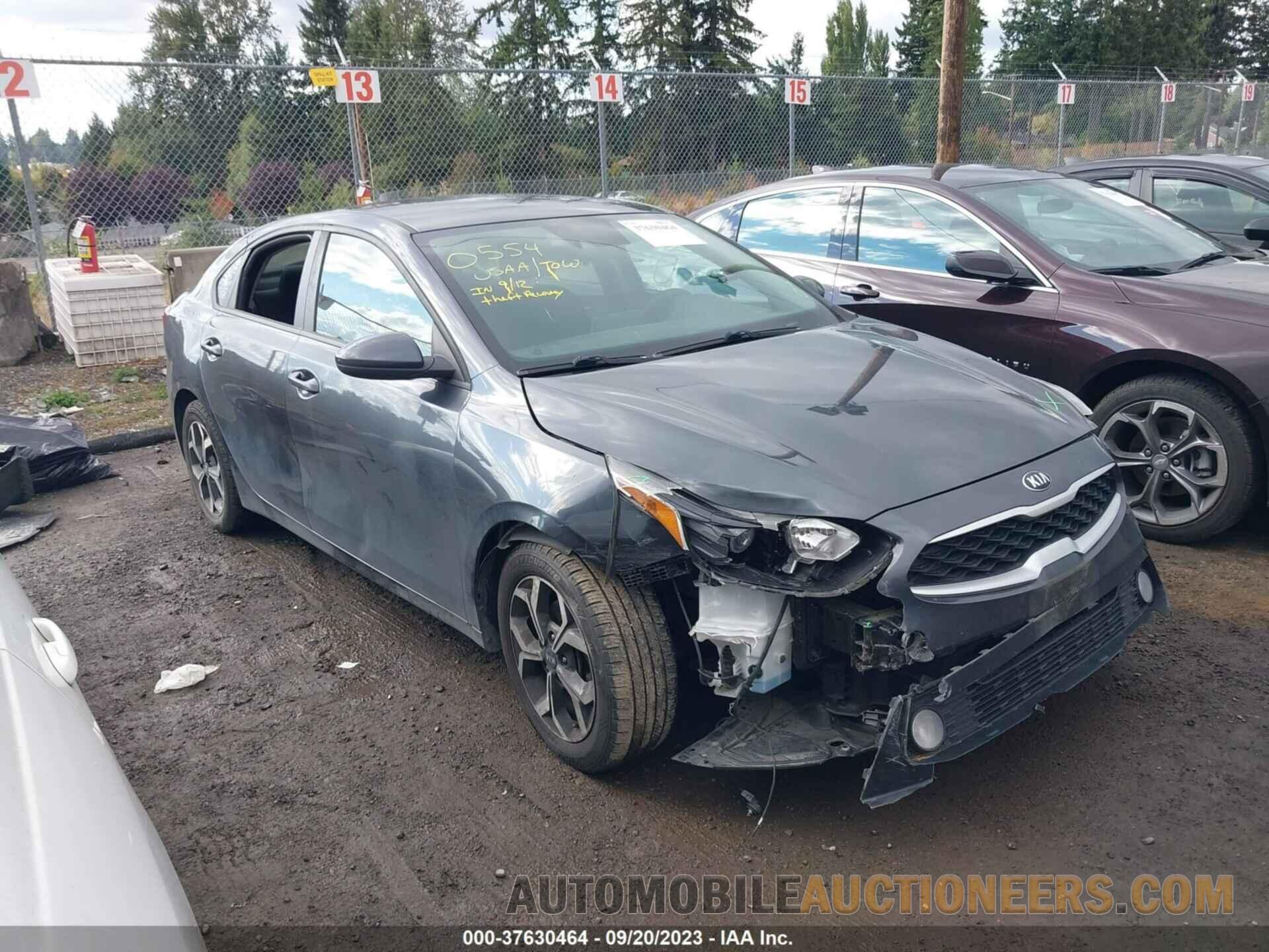 3KPF24AD2KE138811 KIA FORTE 2019