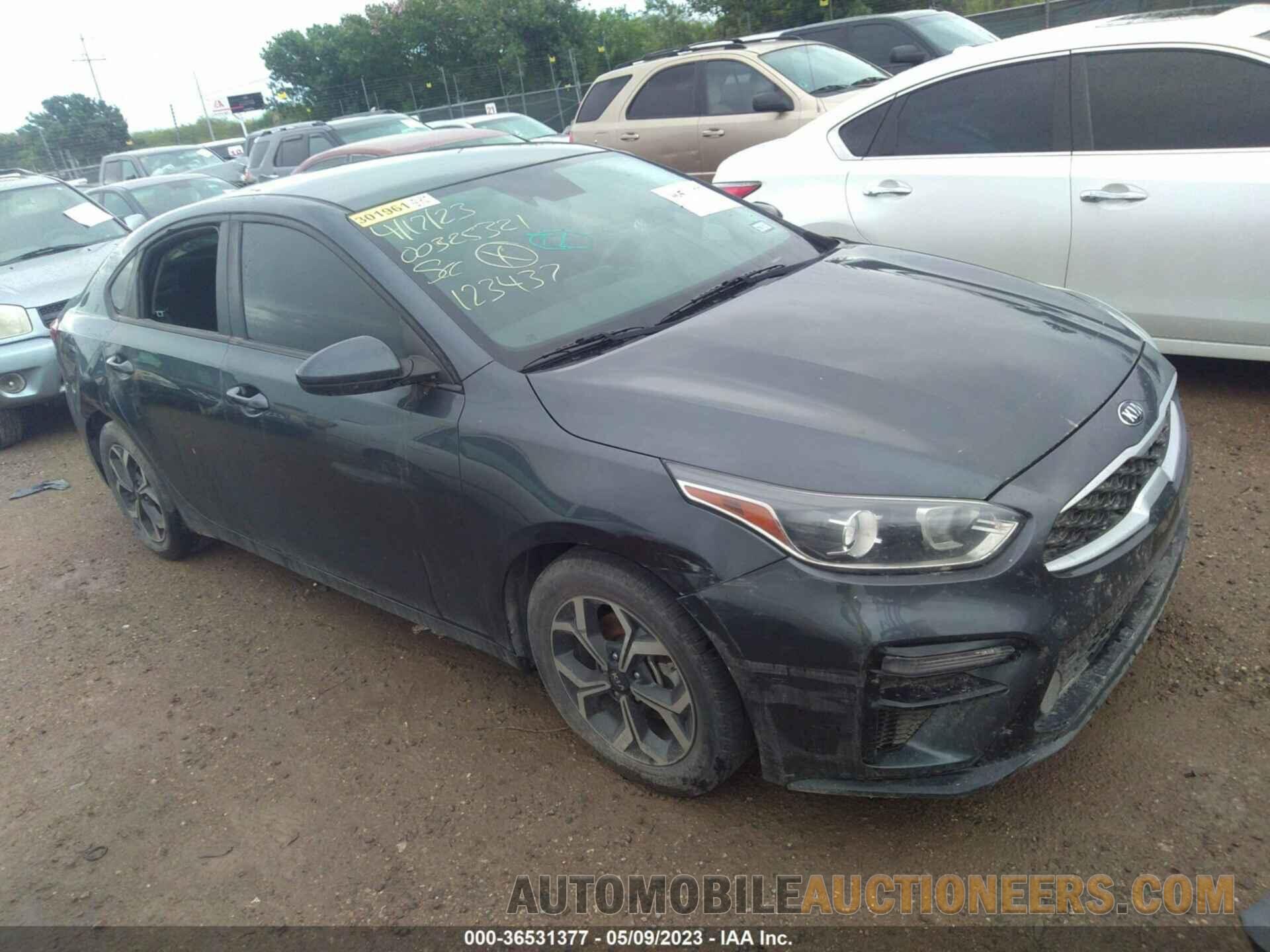 3KPF24AD6KE123437 KIA FORTE 2019