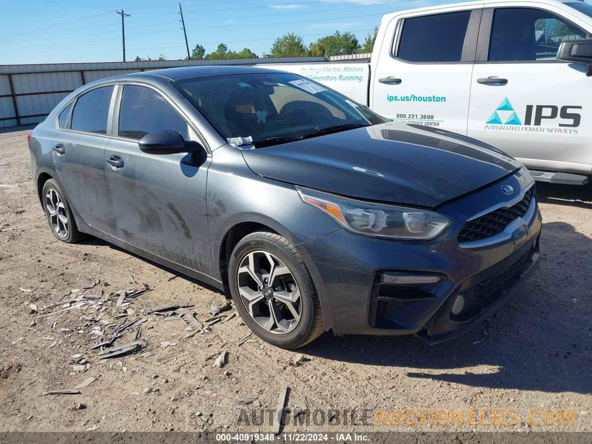 3KPF24AD8KE006393 KIA FORTE 2019