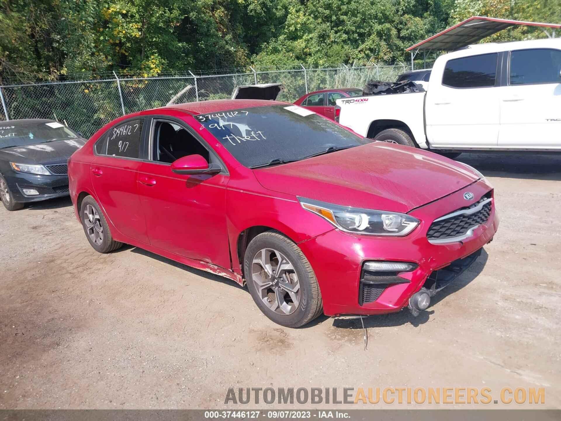 3KPF24ADXKE113283 KIA FORTE 2019