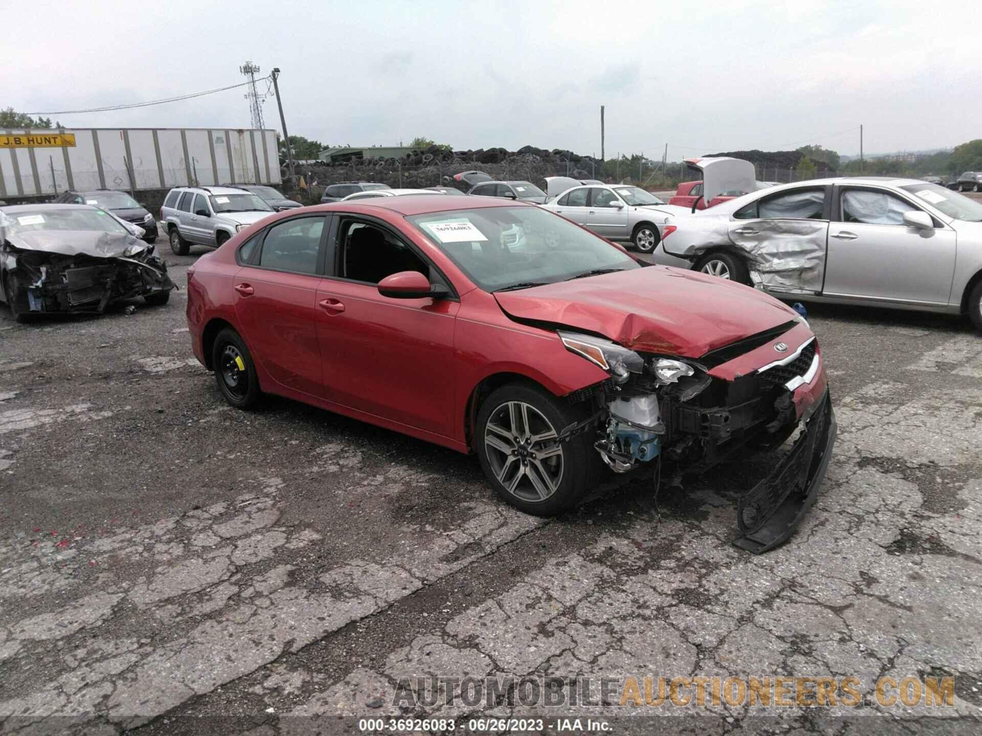 3KPF34AD8KE017245 KIA FORTE 2019