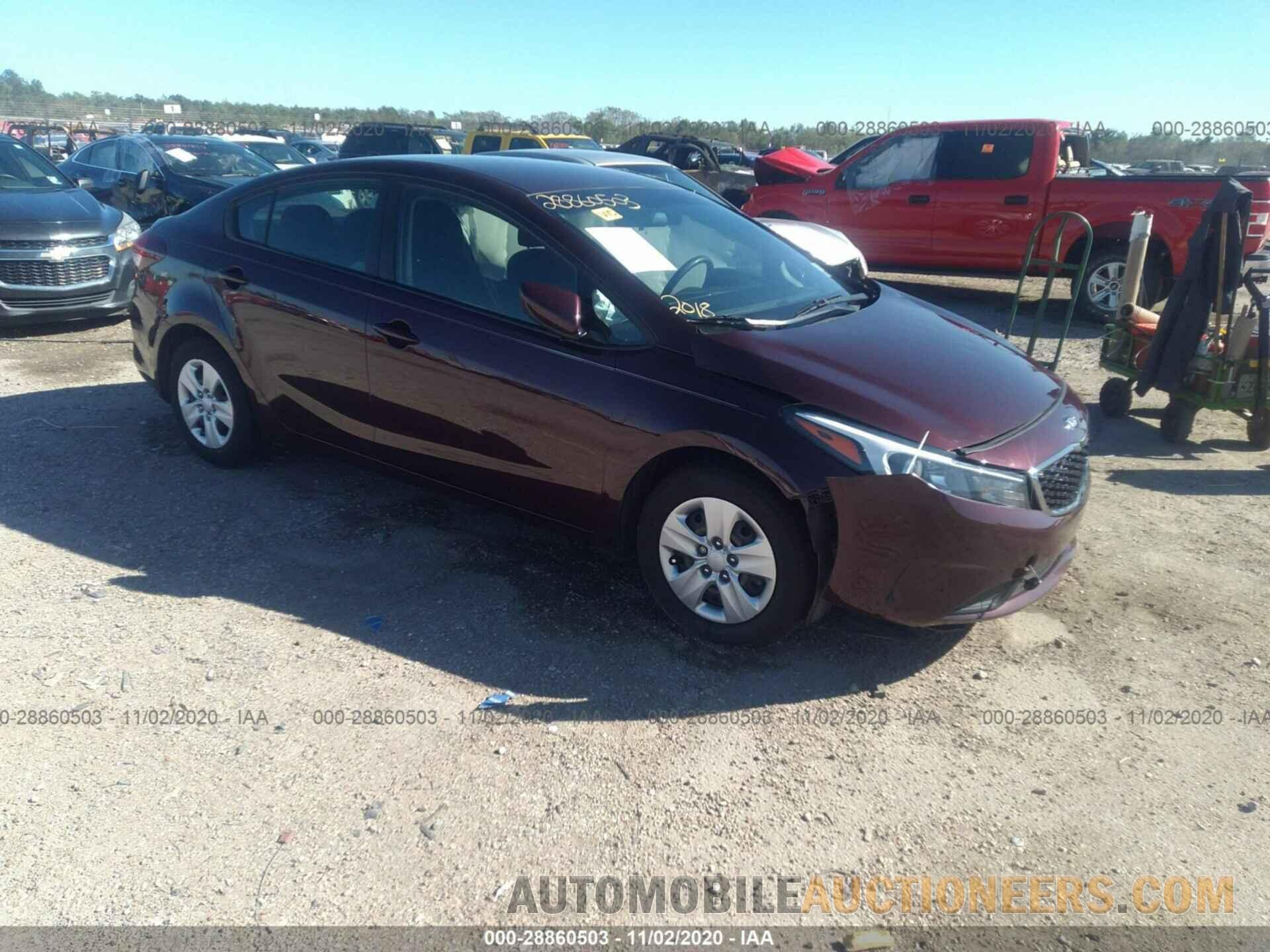 3KPFK4A74JE168031 KIA FORTE 2018