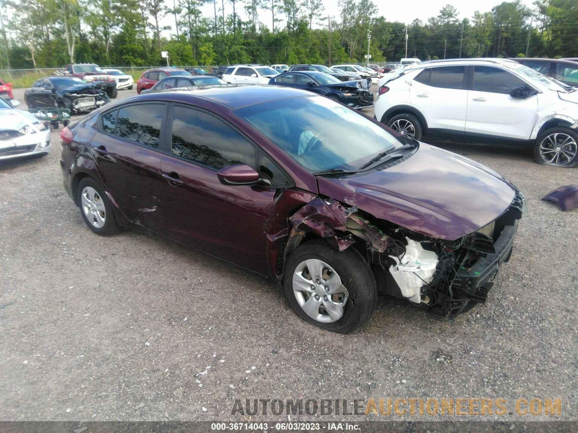 3KPFK4A76JE268356 KIA FORTE 2018