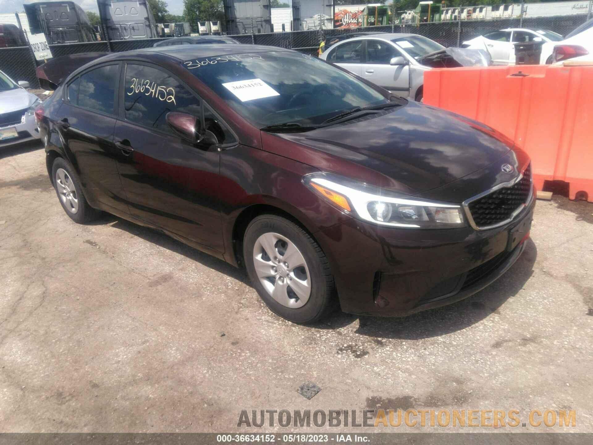 3KPFK4A78JE196429 KIA FORTE 2018