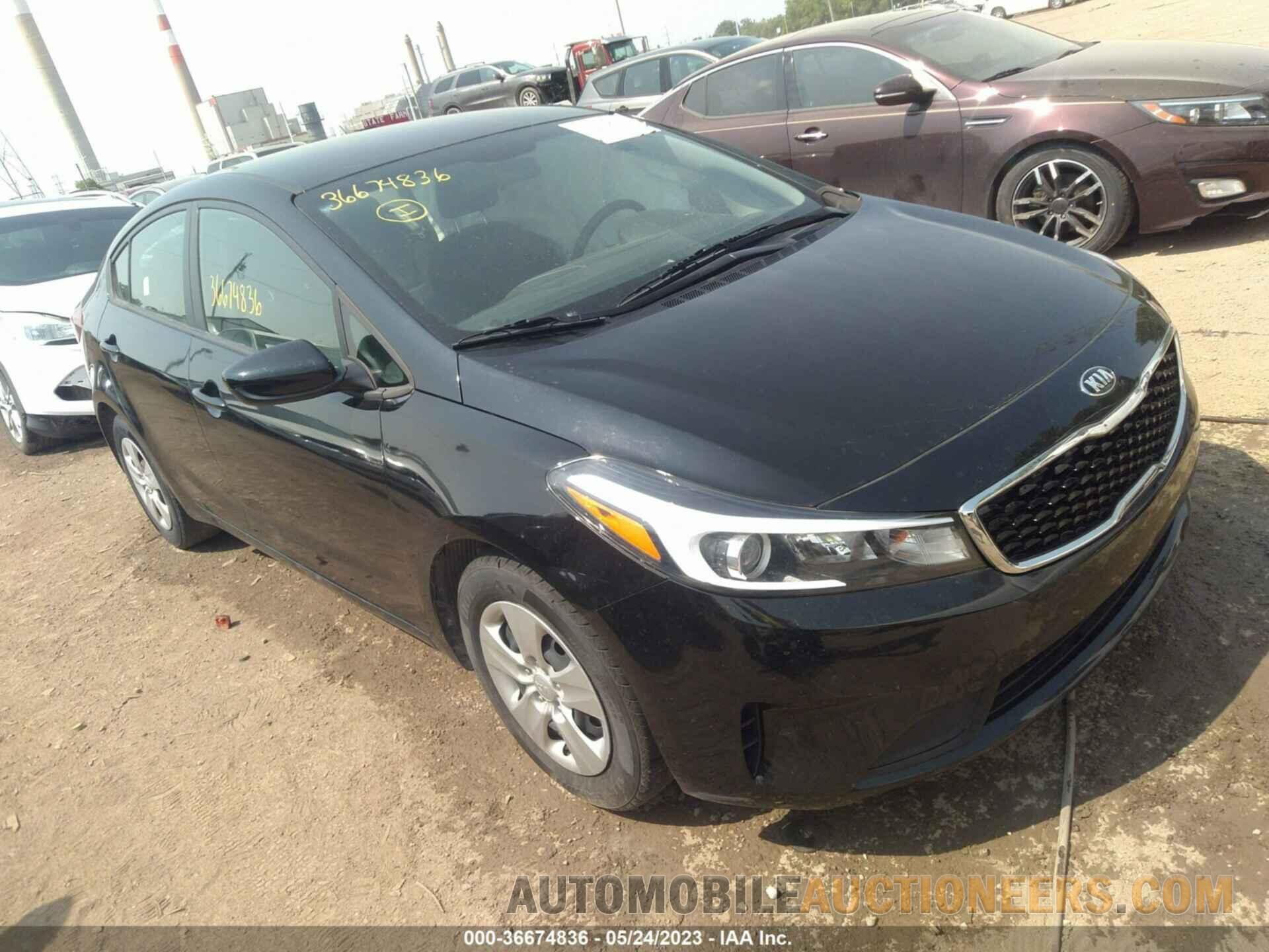 3KPFK4A7XJE184850 KIA FORTE 2018