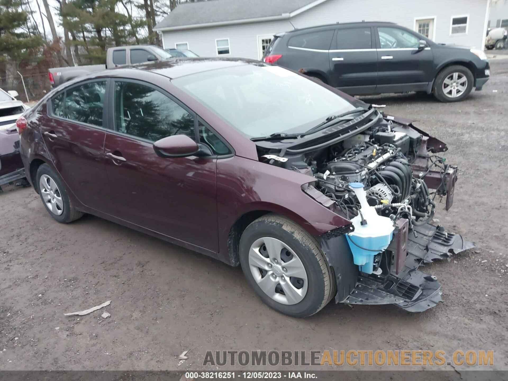 3KPFK4A7XJE204224 KIA FORTE 2018