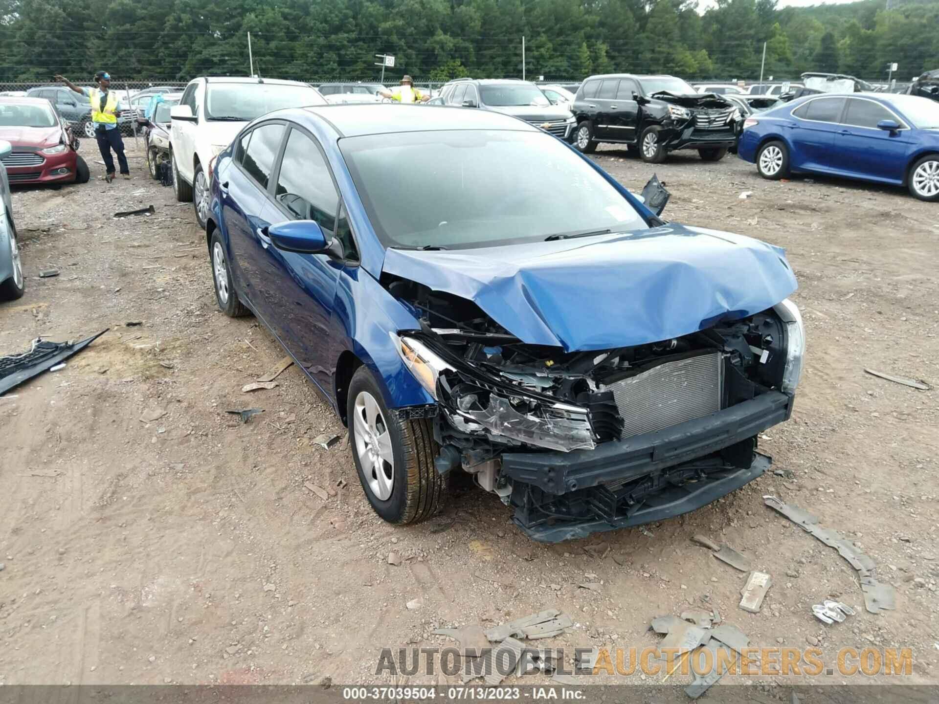 3KPFK4A7XJE205485 KIA FORTE 2018