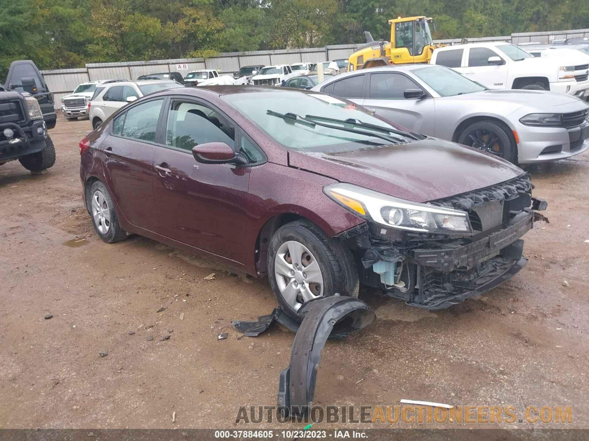 3KPFK4A7XJE258848 KIA FORTE 2018