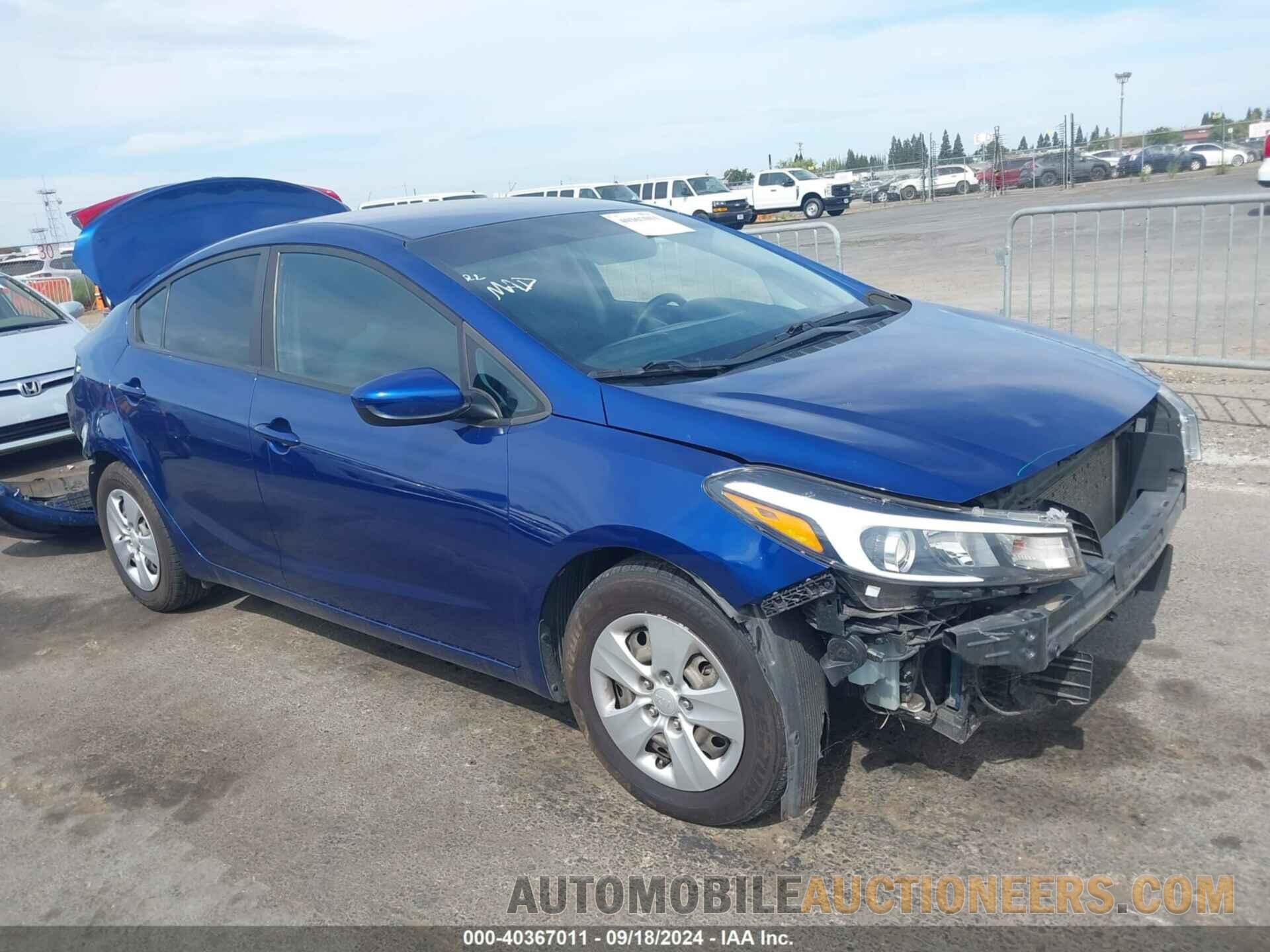 3KPFL4A73JE206118 KIA FORTE 2018