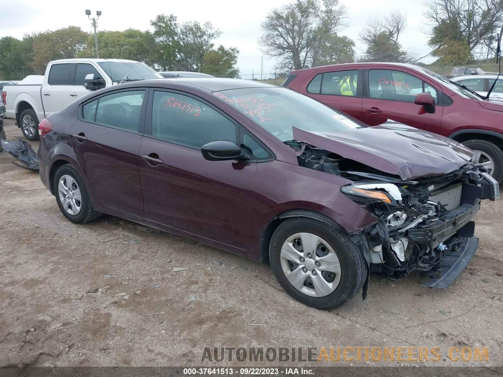 3KPFL4A7XJE183419 KIA FORTE 2018