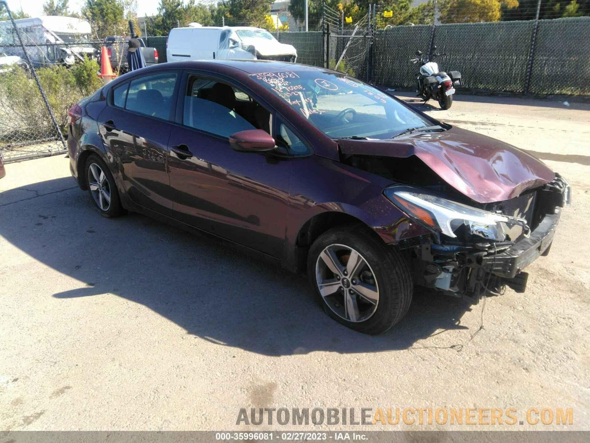 3KPFL4A7XJE226186 KIA FORTE 2018