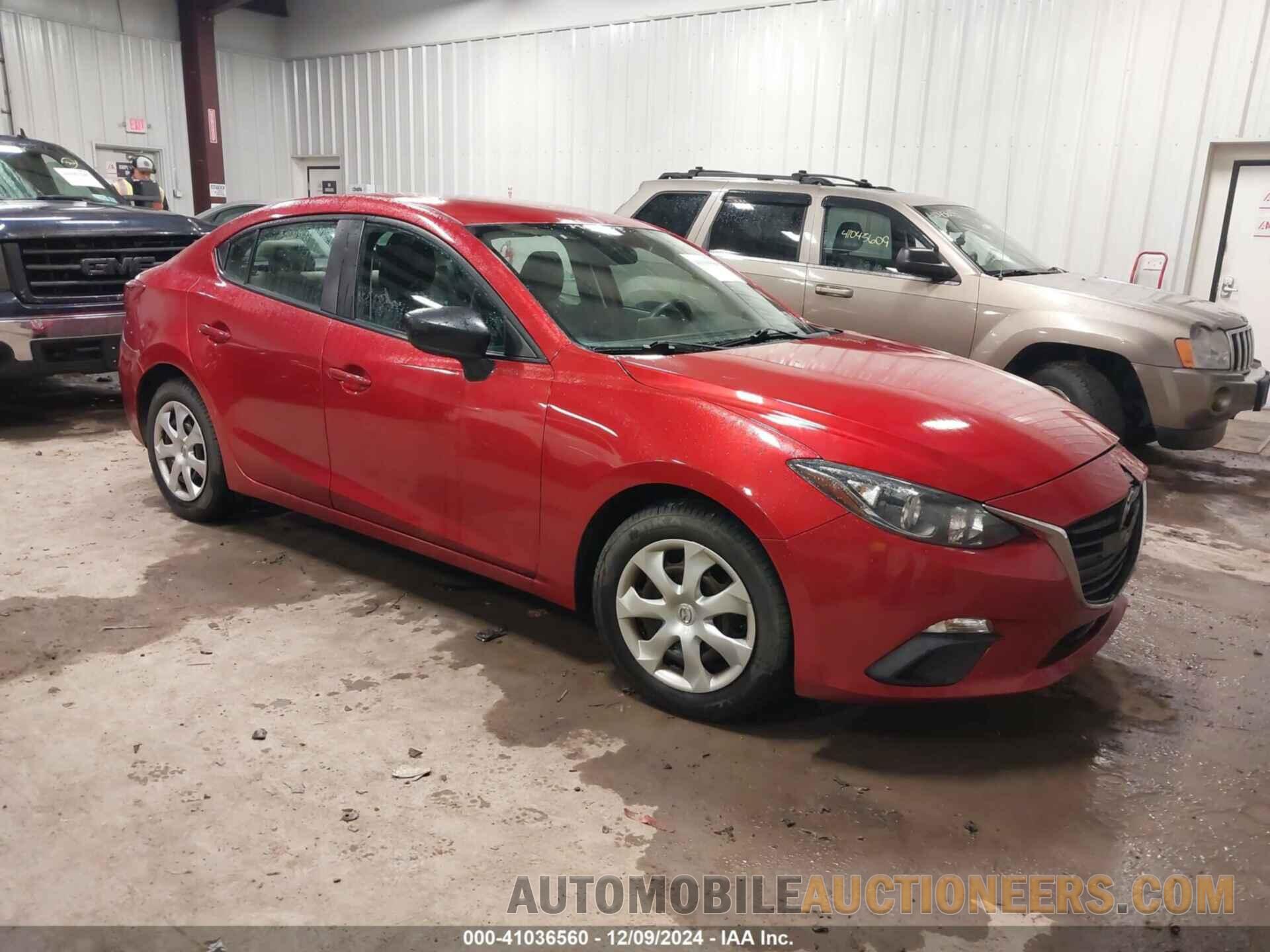 3MZBM1U78FM166067 MAZDA MAZDA3 2015