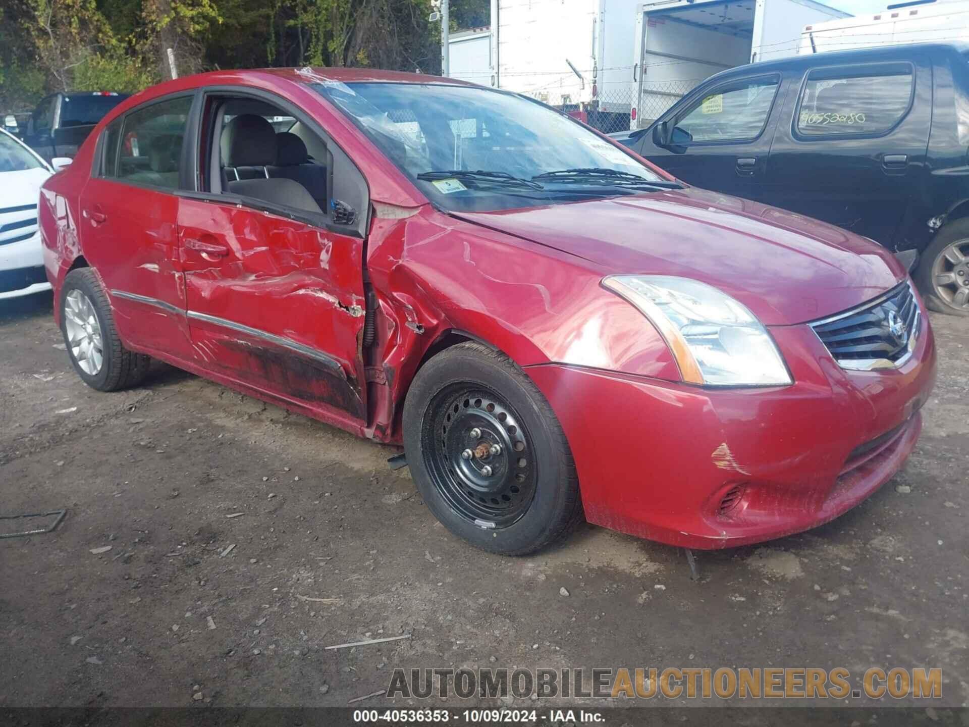 3N1AB6AP0CL690453 NISSAN SENTRA 2012