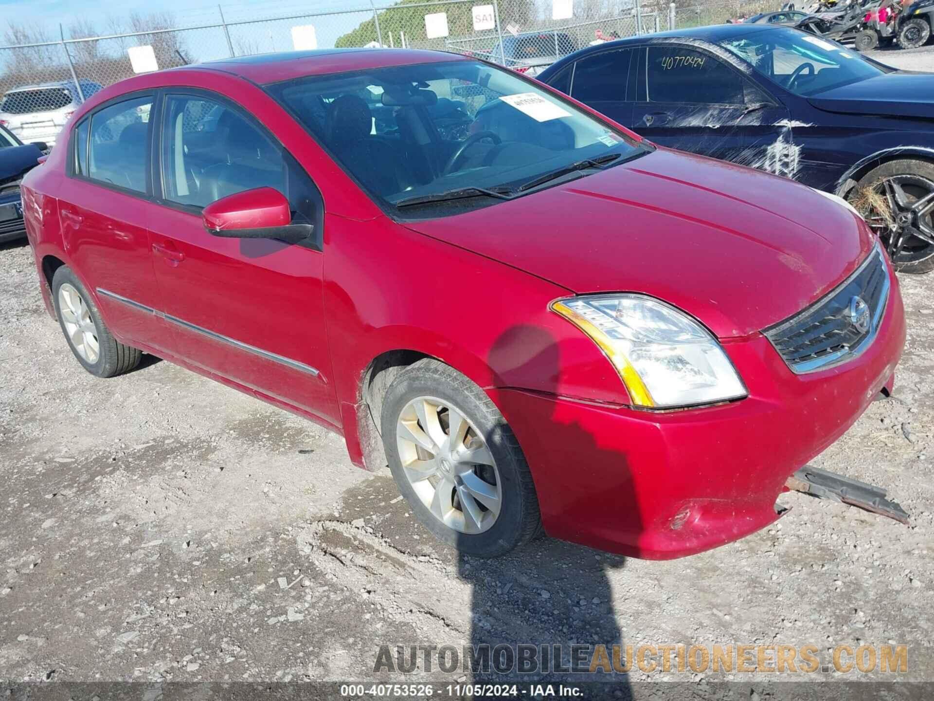 3N1AB6AP0CL697323 NISSAN SENTRA 2012