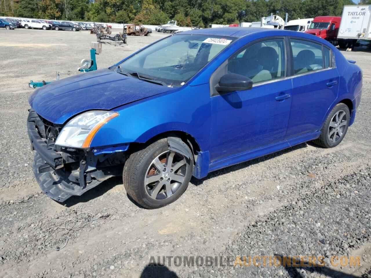 3N1AB6AP1CL686461 NISSAN SENTRA 2012