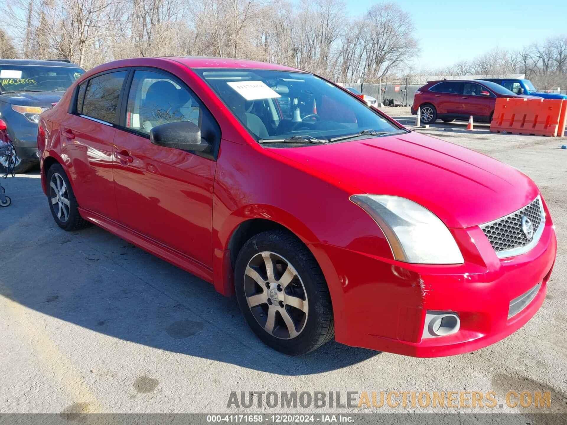 3N1AB6AP2CL638791 NISSAN SENTRA 2012