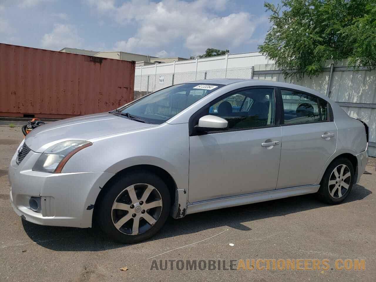 3N1AB6AP2CL642159 NISSAN SENTRA 2012