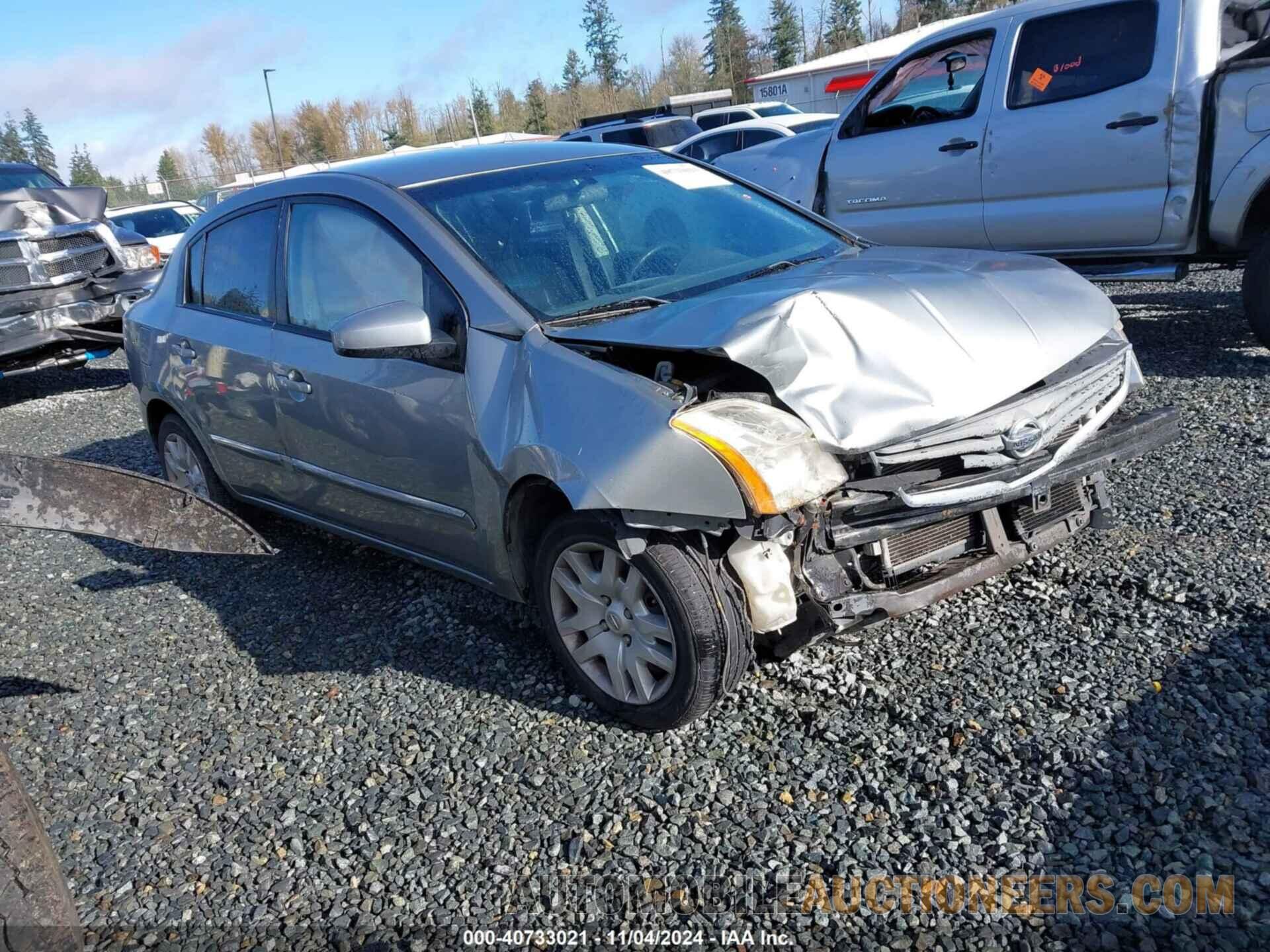 3N1AB6AP2CL744934 NISSAN SENTRA 2012