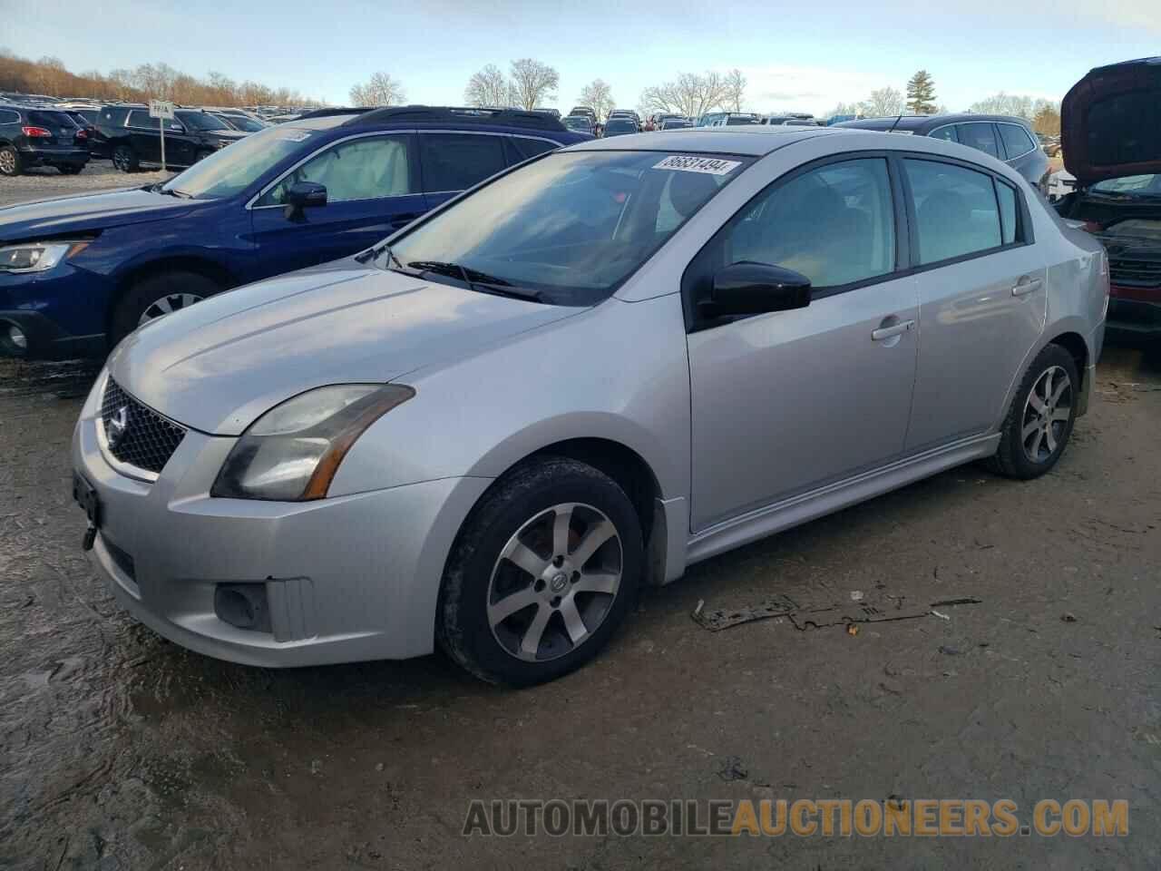 3N1AB6AP3CL663179 NISSAN SENTRA 2012