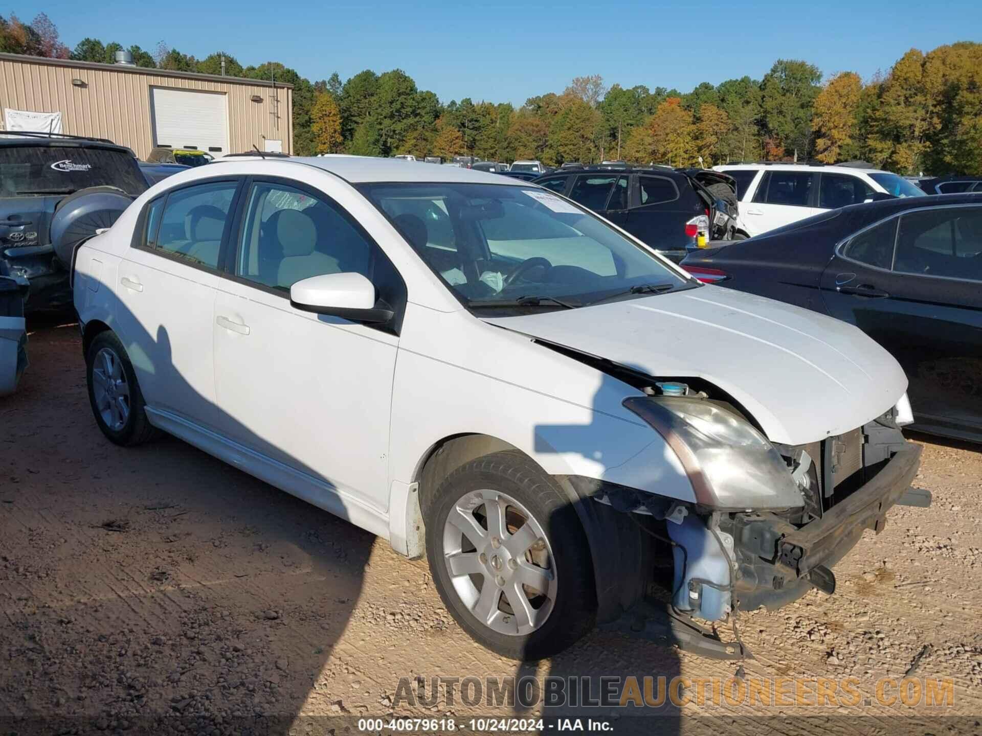 3N1AB6AP3CL680113 NISSAN SENTRA 2012