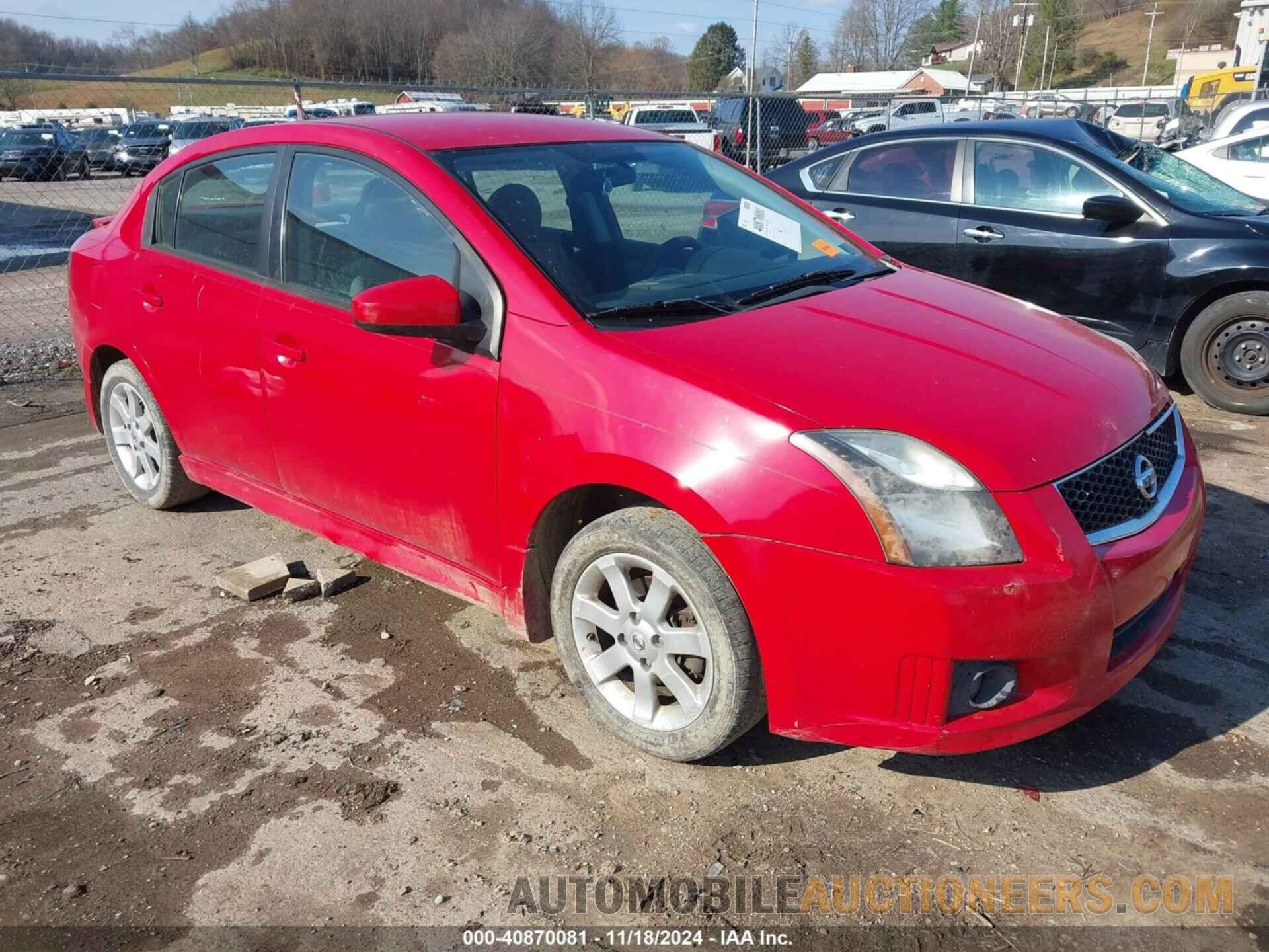 3N1AB6AP3CL694674 NISSAN SENTRA 2012