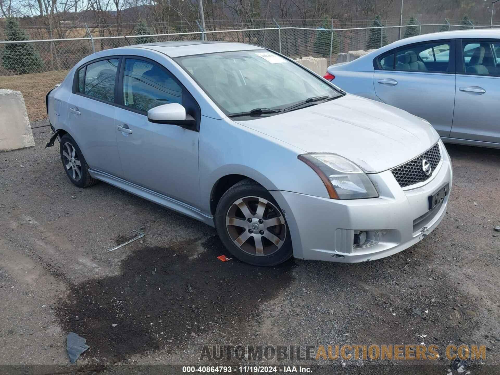 3N1AB6AP3CL745400 NISSAN SENTRA 2012