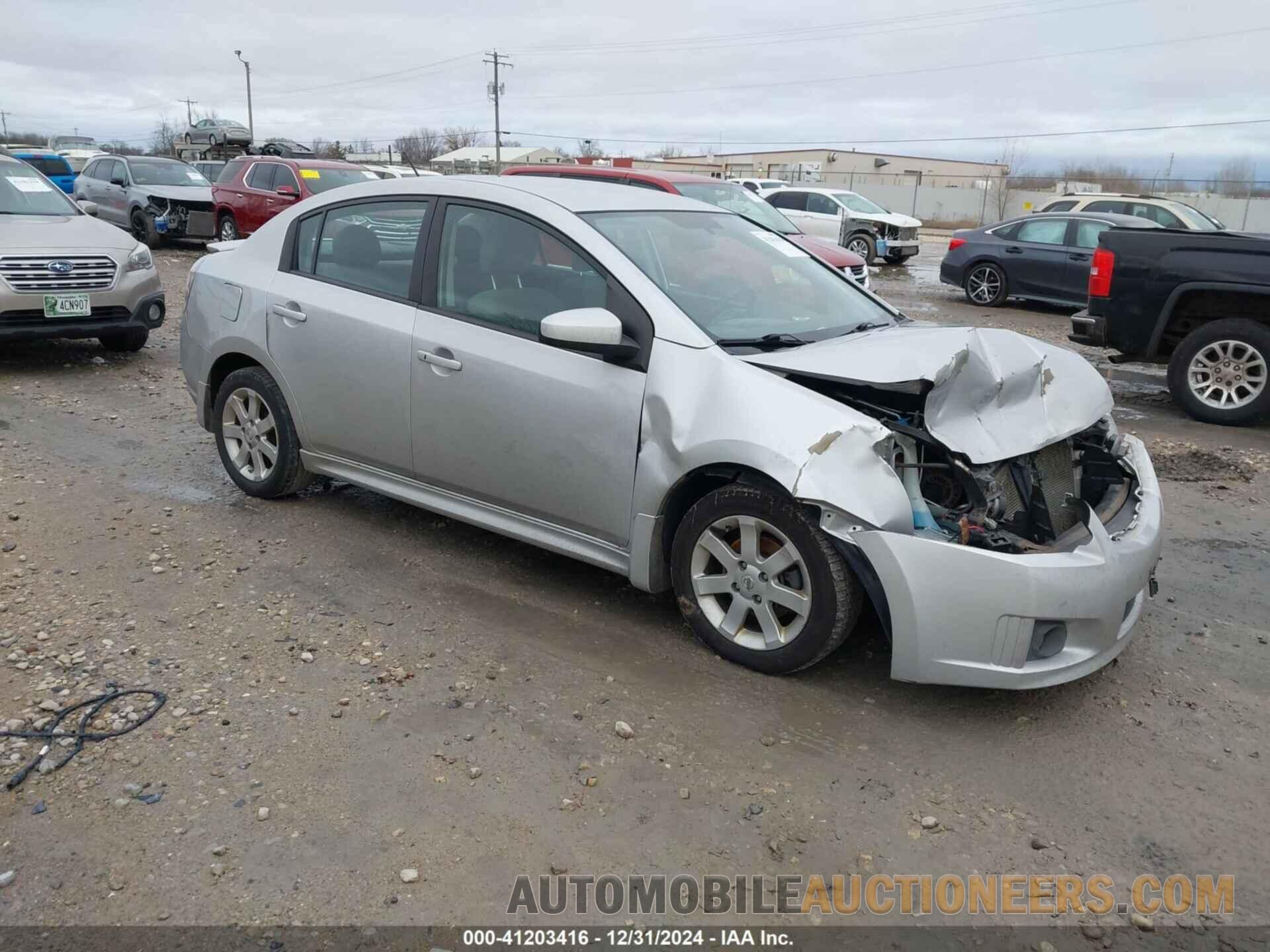 3N1AB6AP4CL691458 NISSAN SENTRA 2012