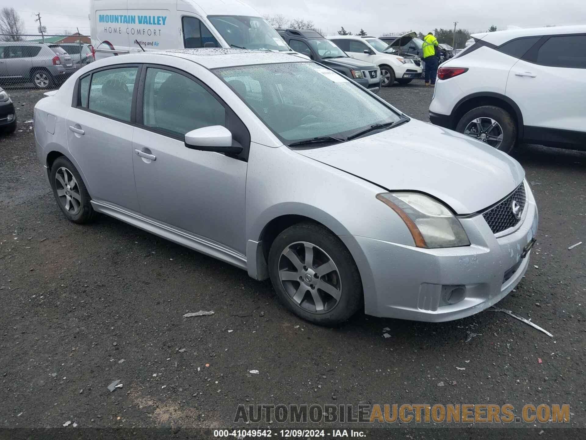 3N1AB6AP4CL731182 NISSAN SENTRA 2012