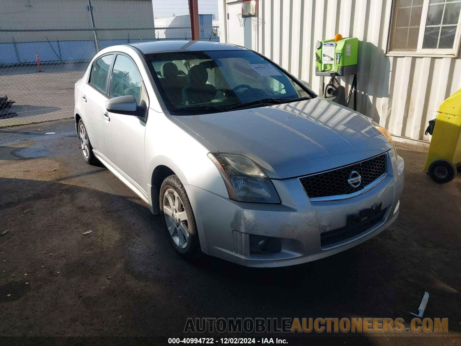 3N1AB6AP5CL698967 NISSAN SENTRA 2012