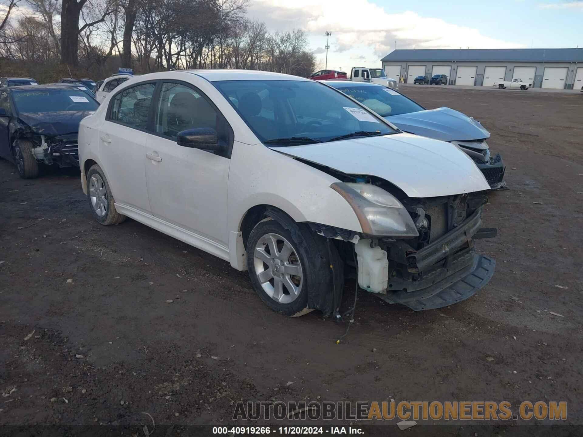 3N1AB6AP6CL622433 NISSAN SENTRA 2012