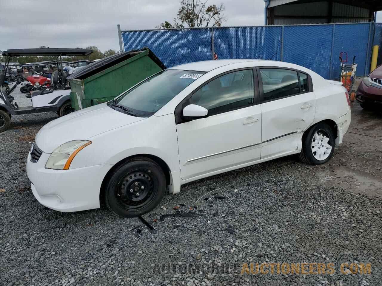 3N1AB6AP6CL682809 NISSAN SENTRA 2012