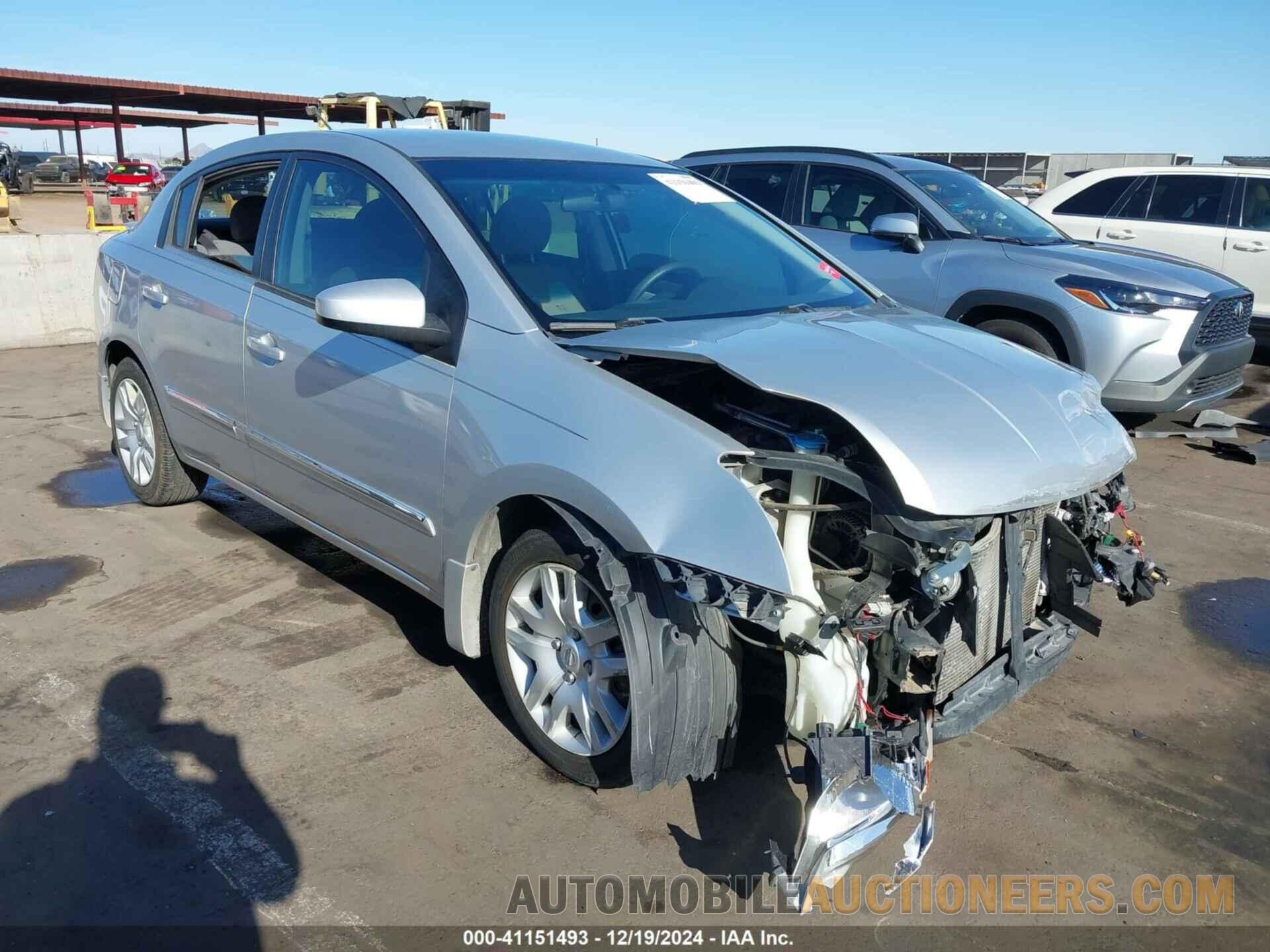 3N1AB6AP6CL706767 NISSAN SENTRA 2012