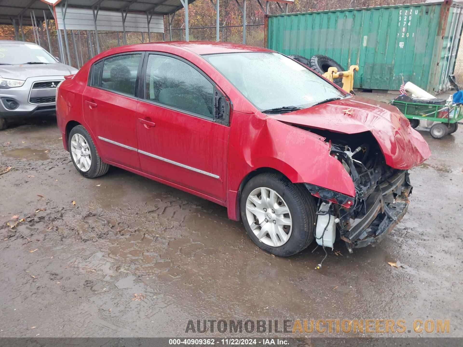 3N1AB6AP6CL765110 NISSAN SENTRA 2012