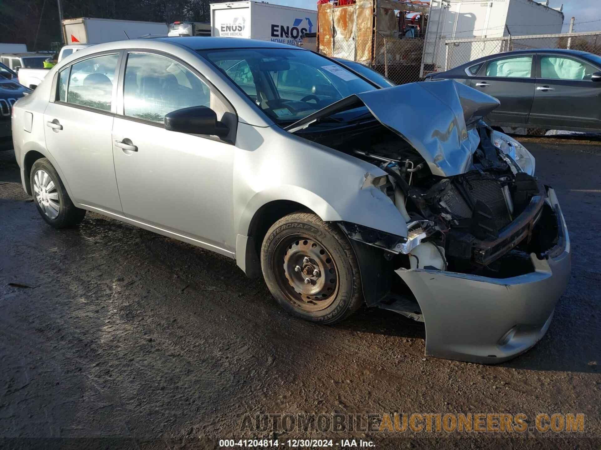 3N1AB6AP7CL631450 NISSAN SENTRA 2012