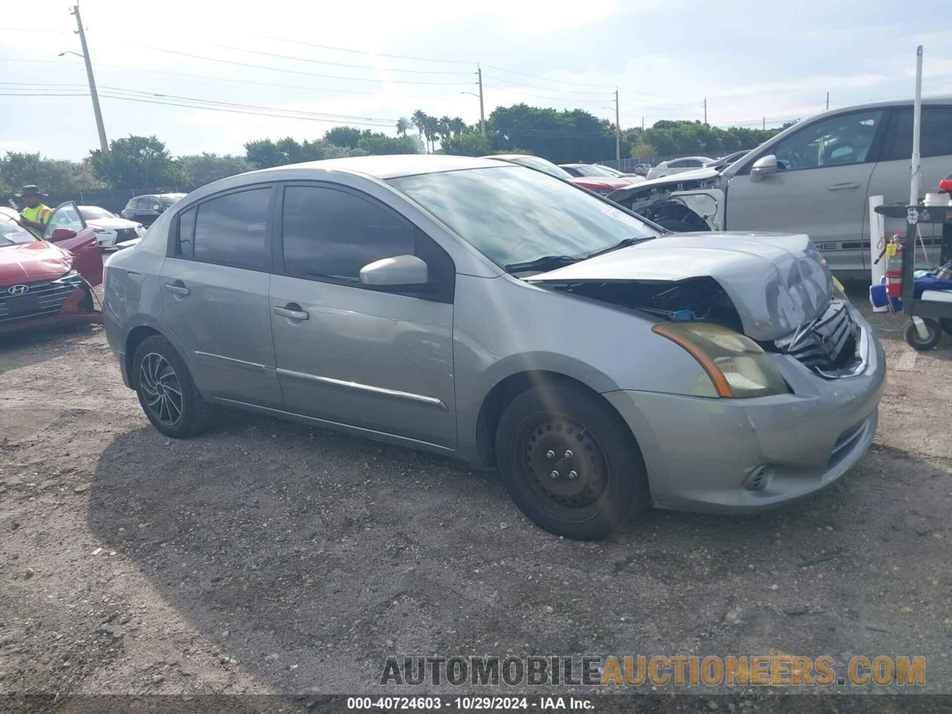 3N1AB6AP7CL684035 NISSAN SENTRA 2012