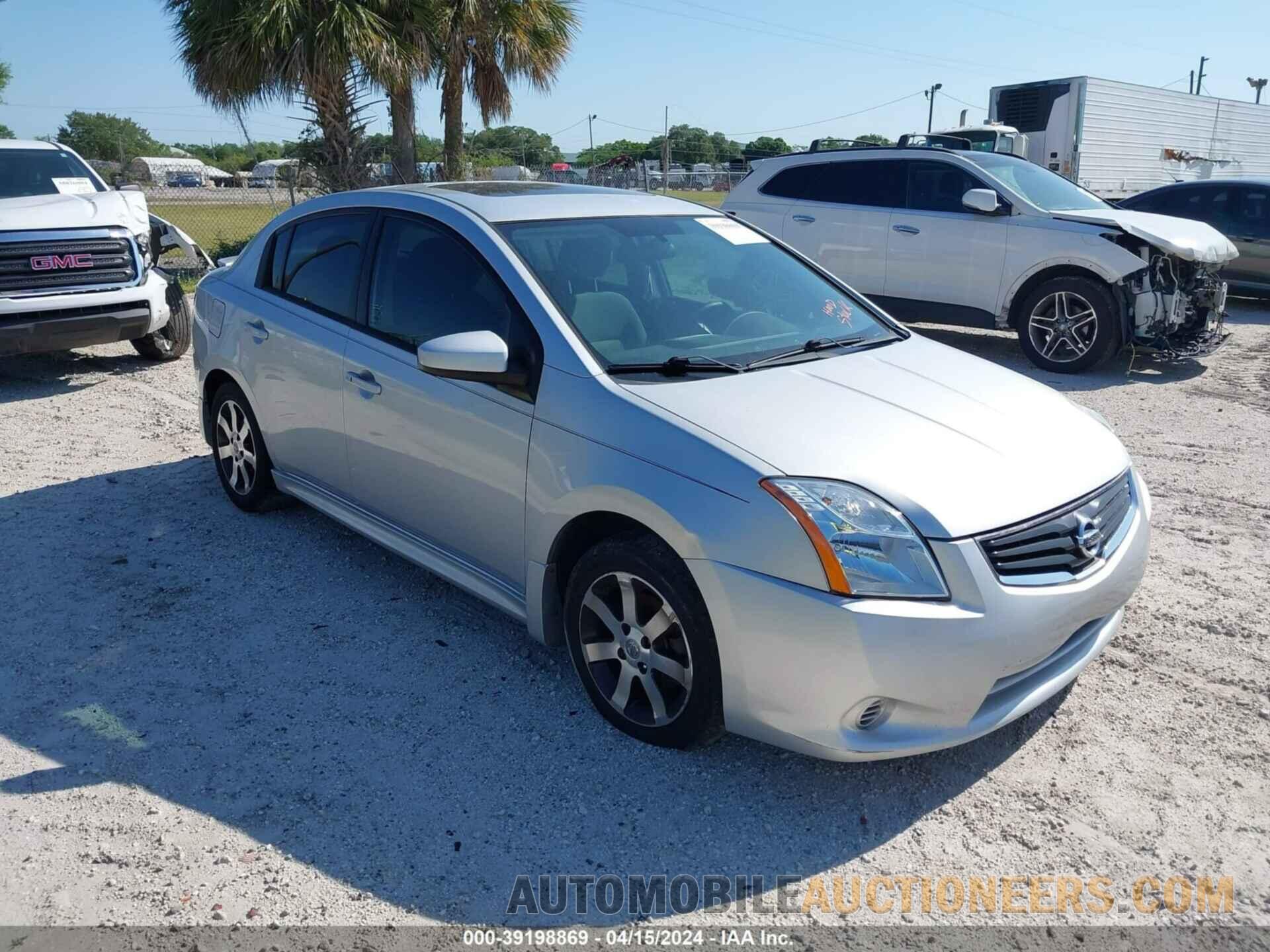 3N1AB6AP8CL662724 NISSAN SENTRA 2012