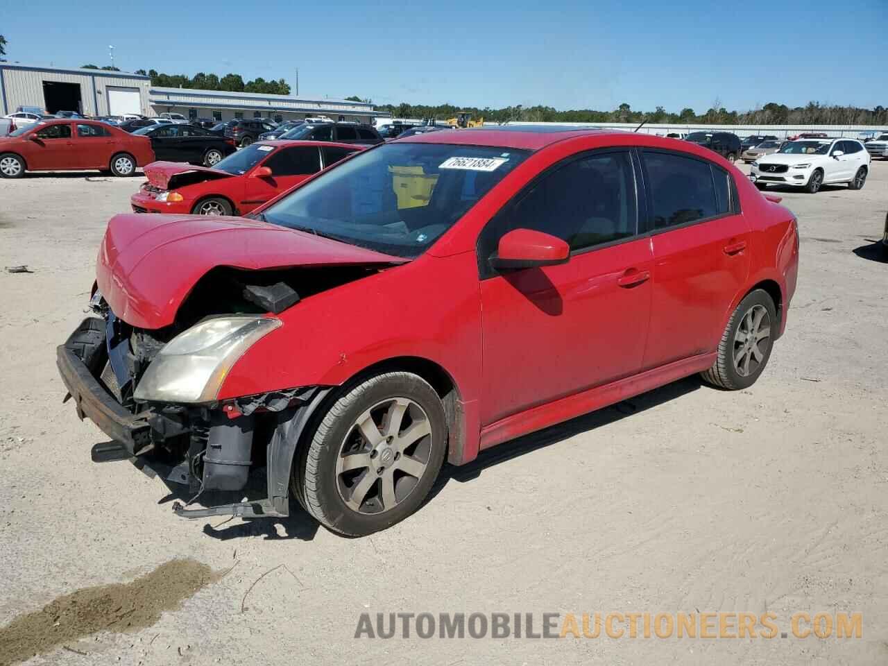 3N1AB6AP8CL727605 NISSAN SENTRA 2012