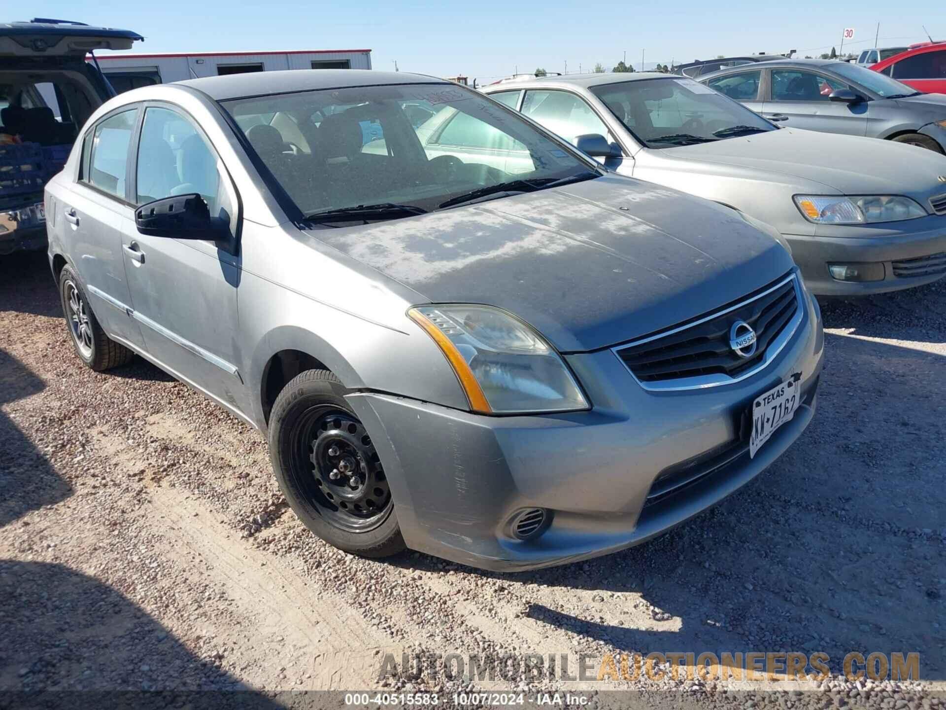 3N1AB6APXCL678679 NISSAN SENTRA 2012