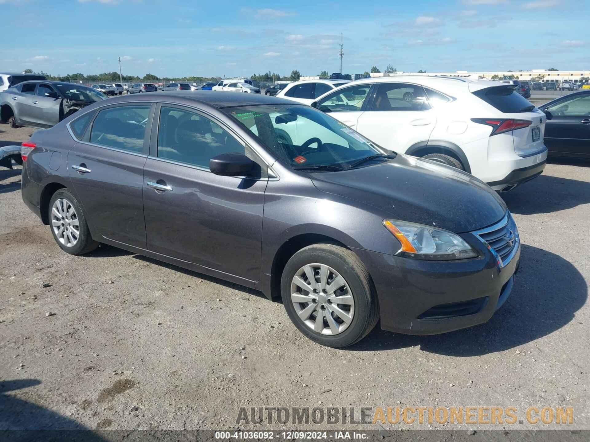 3N1AB7AP0EL683656 NISSAN SENTRA 2014