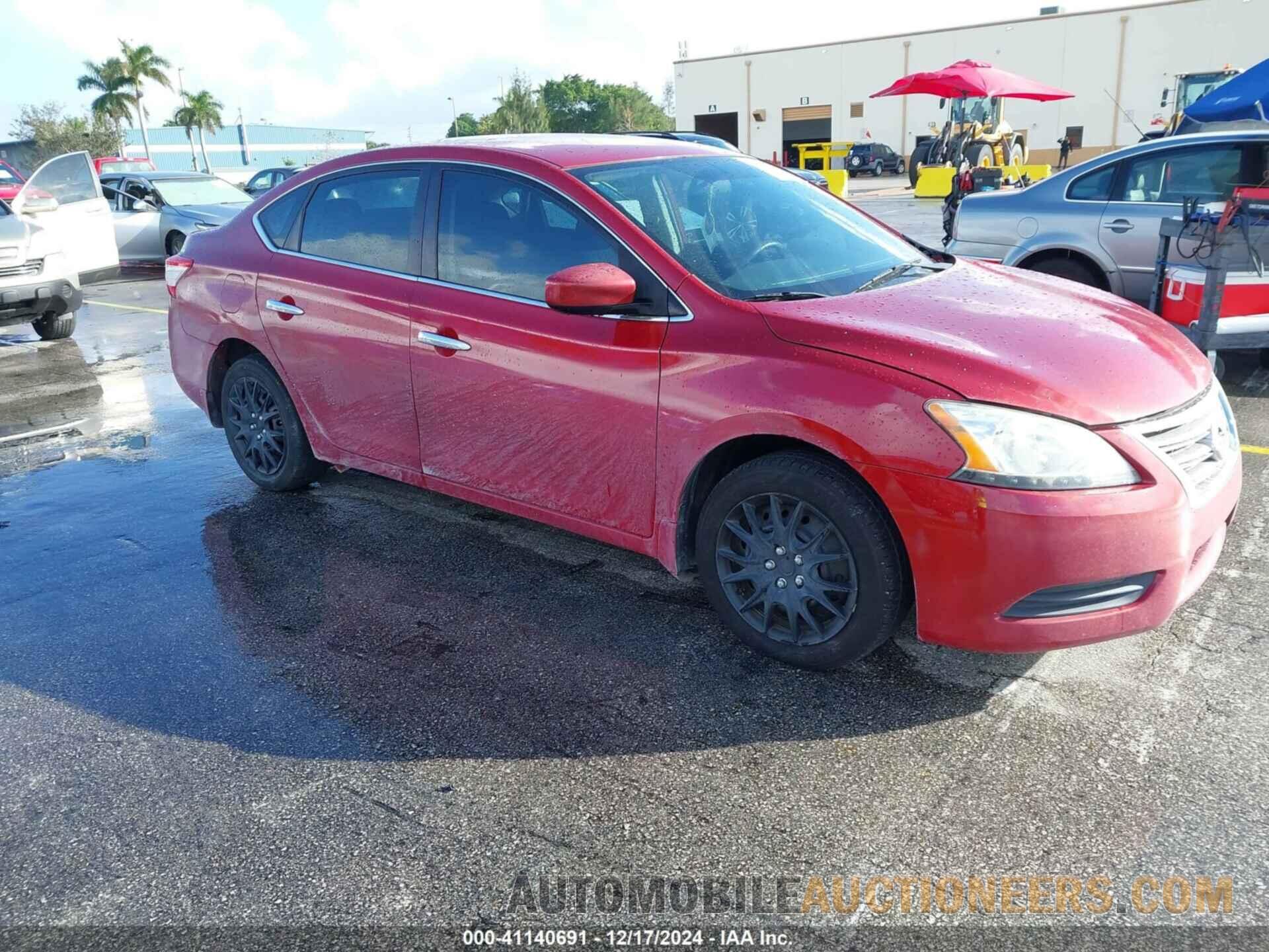 3N1AB7AP0EL698075 NISSAN SENTRA 2014