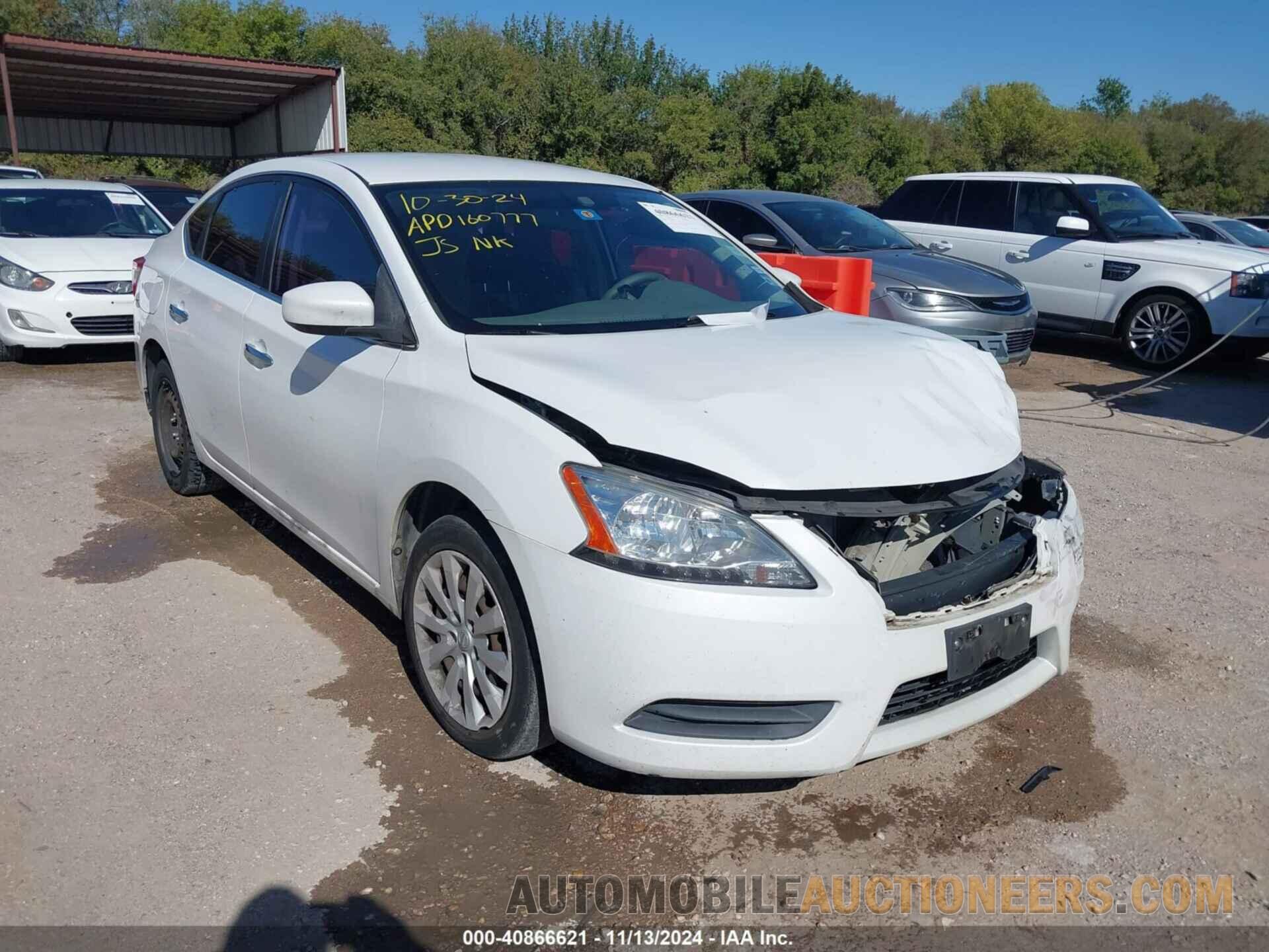 3N1AB7AP0EY282207 NISSAN SENTRA 2014